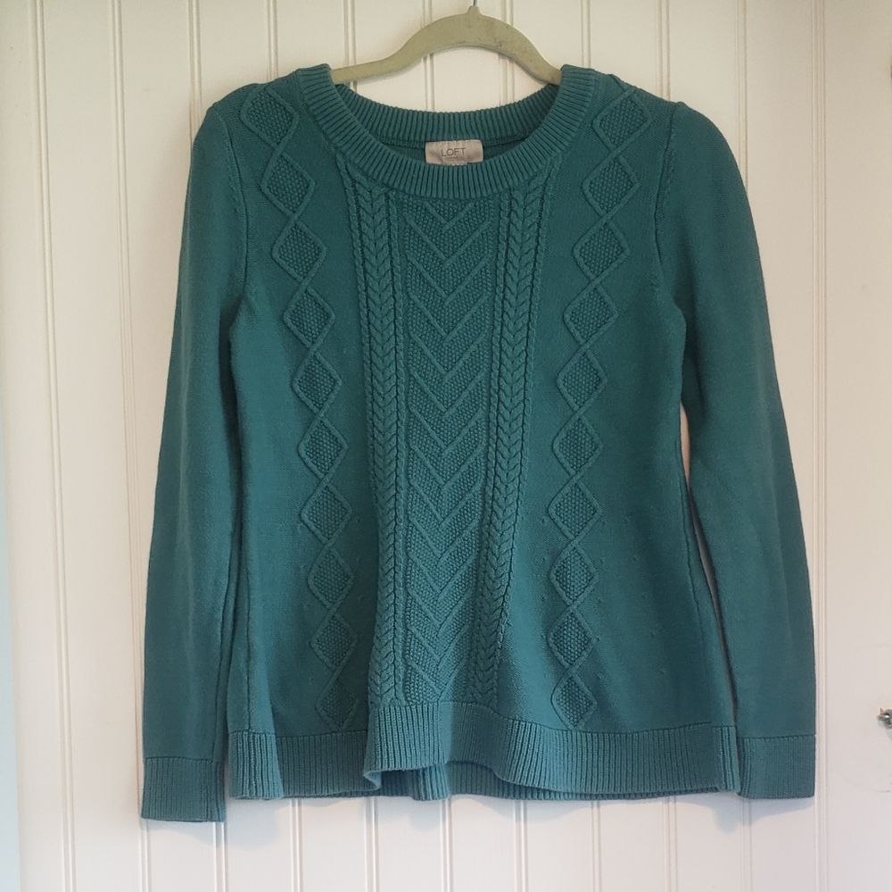 LOFT Teal Sweater